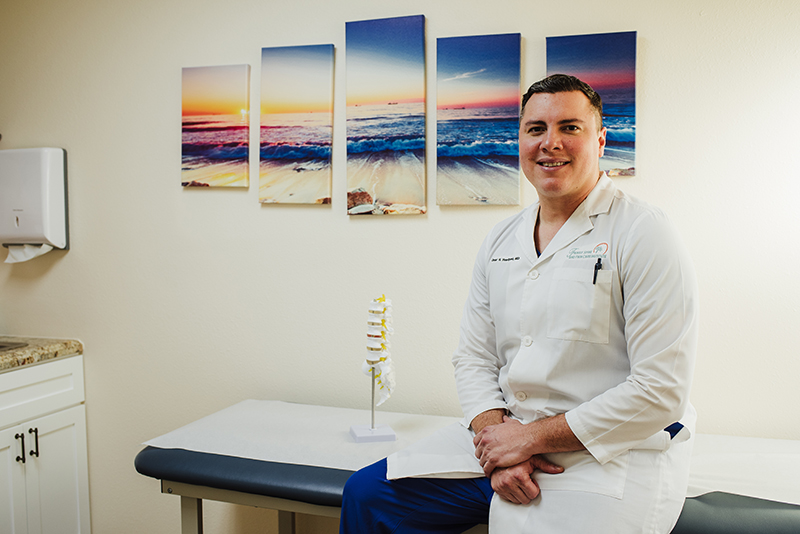 Dr Henriquez in patient room