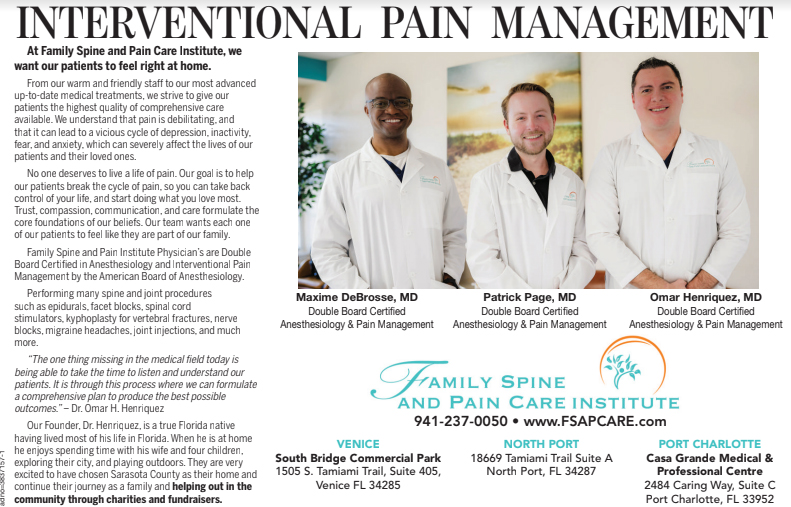 A group of men in white coats studying chronic pain.